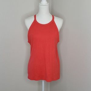 Madewell Coral Timeoff Tank Top